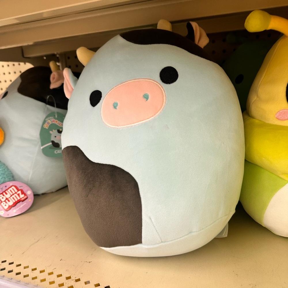 Blue and black cow
